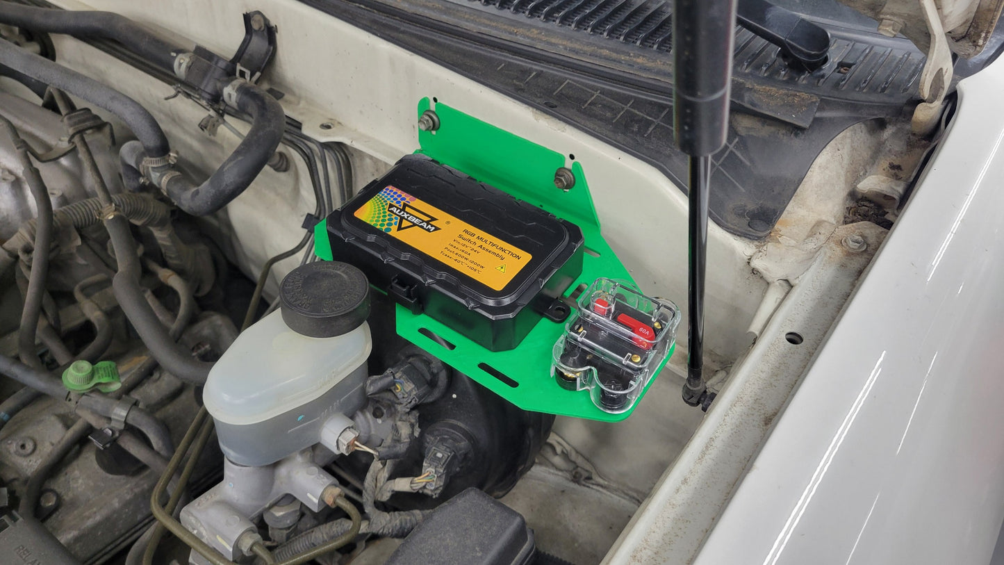 Auxbeam Switchboard Engine Bay Mounting Brackets