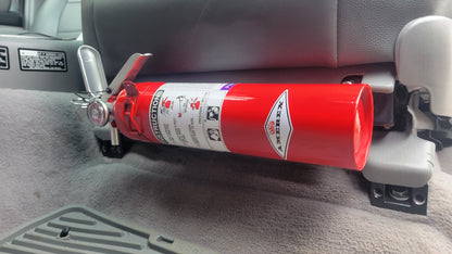 Seat Front Accessory/Fire Extinguisher Mounts