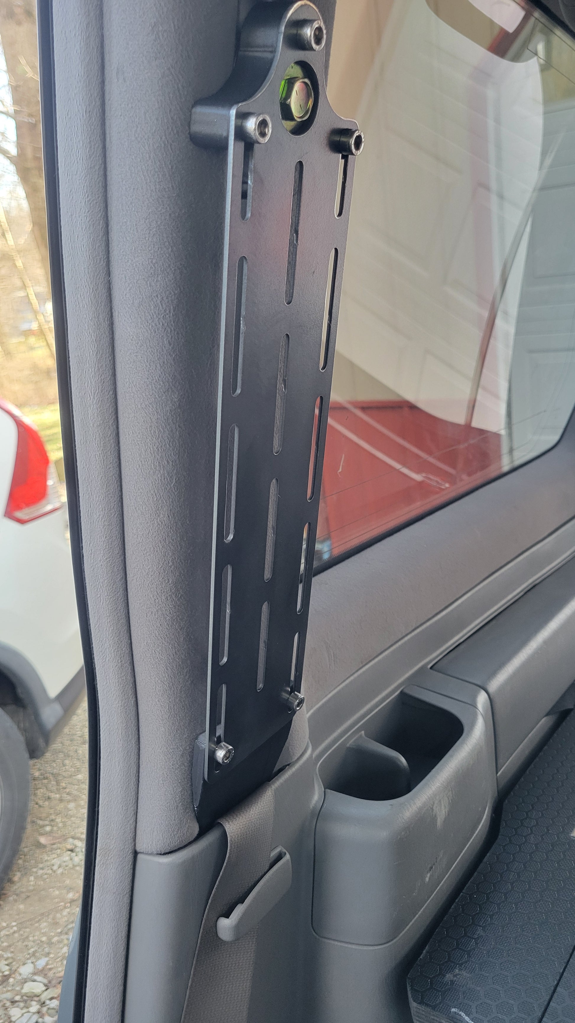 second row modular seatbelt delete panel landcruiser LX470