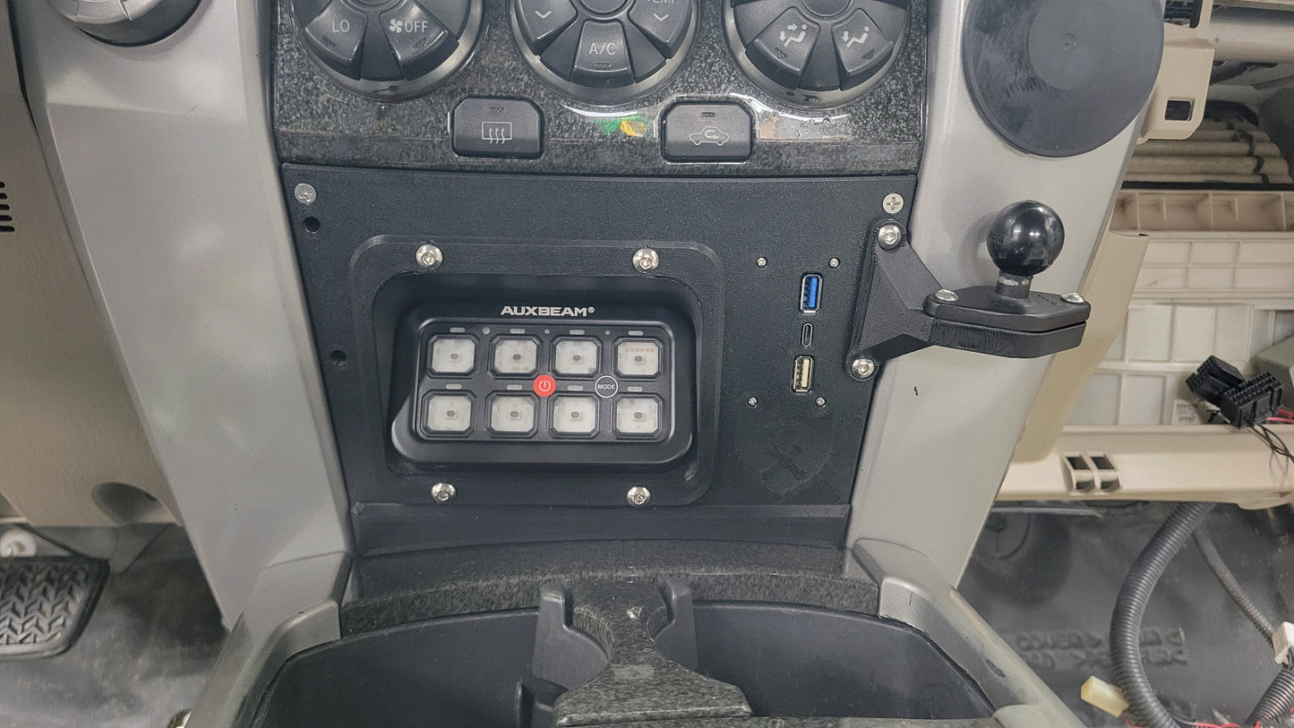 Modular Mount Panel for 4th Gen 4Runner Center Dash Panel (2003-2009)