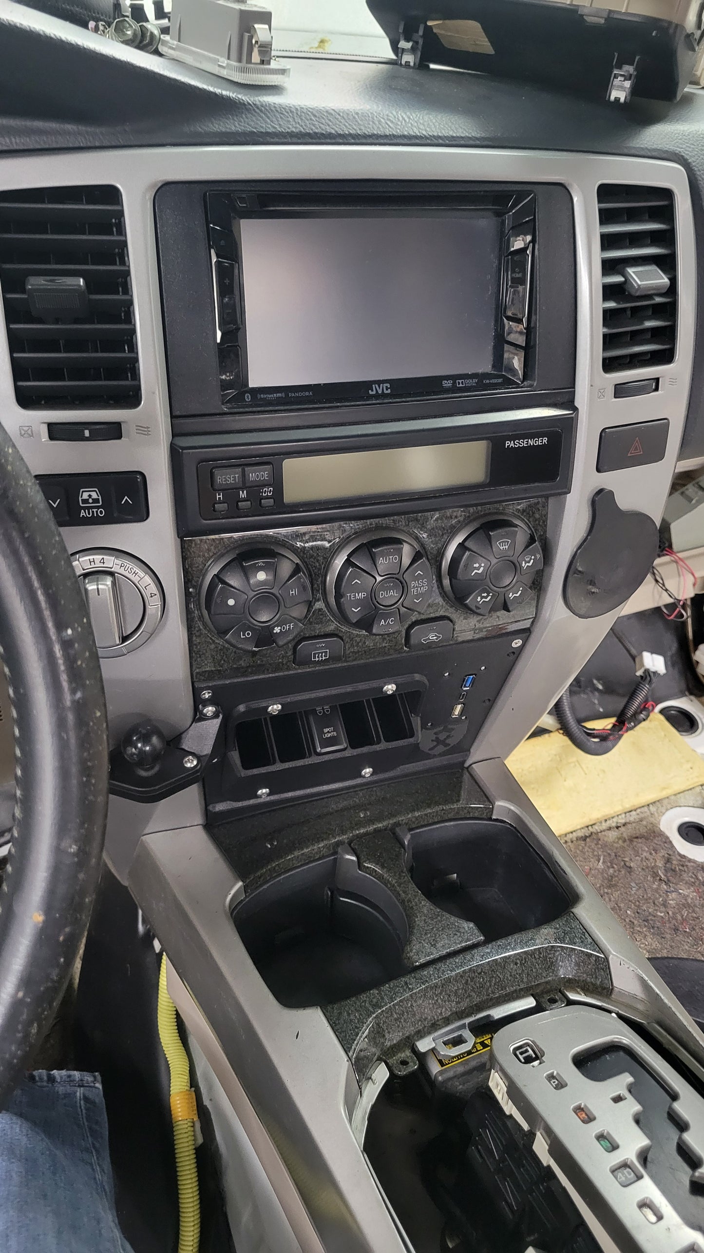 Modular Mount Panel for 4th Gen 4Runner Center Dash Panel (2003-2009)