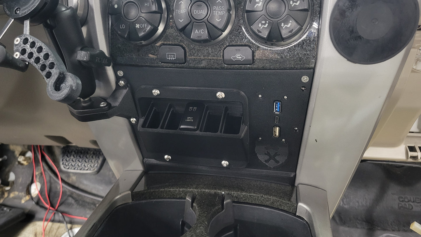 Modular Mount Panel for 4th Gen 4Runner Center Dash Panel (2003-2009)