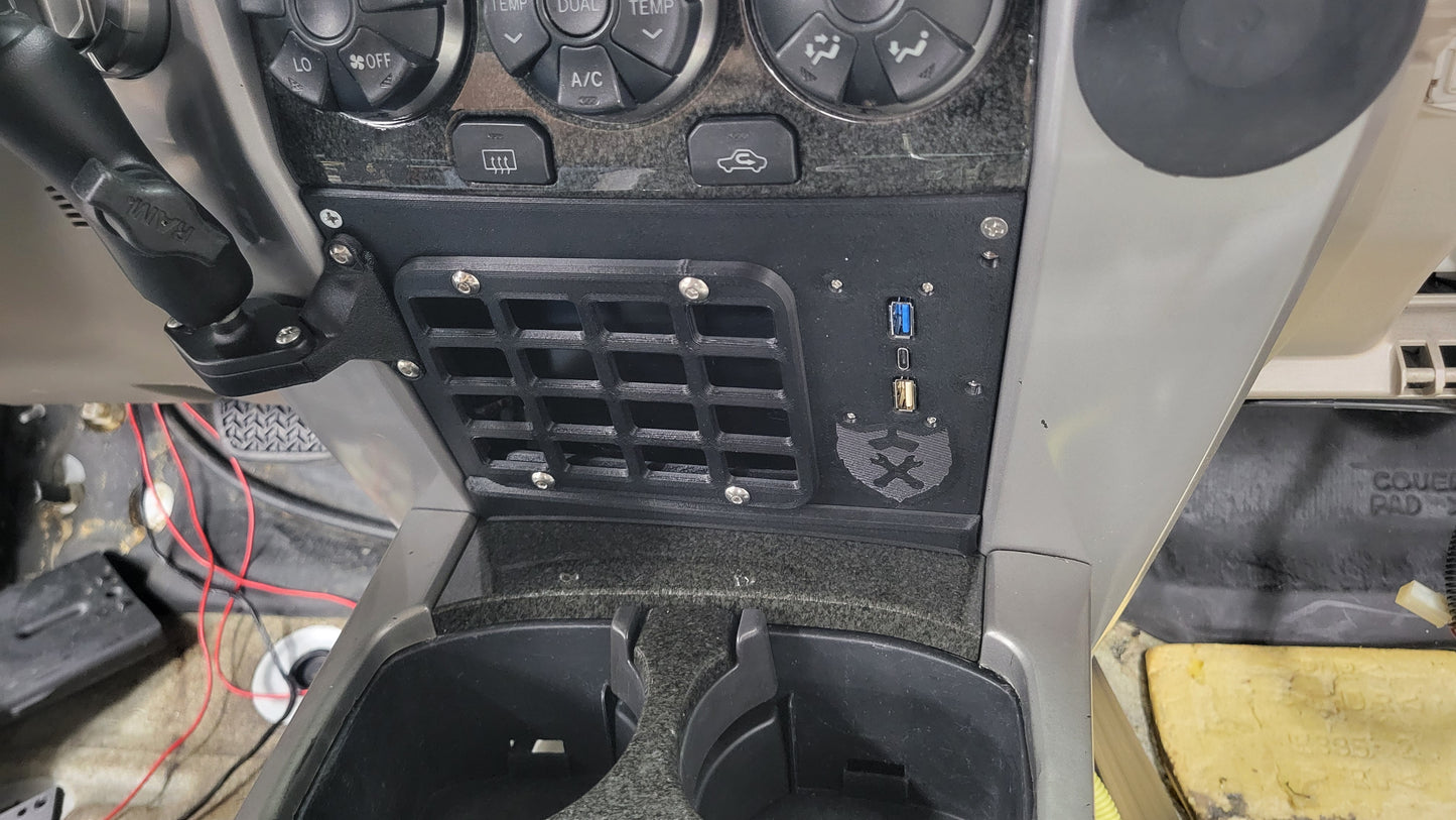 Modular Mount Panel for 4th Gen 4Runner Center Dash Panel (2003-2009)