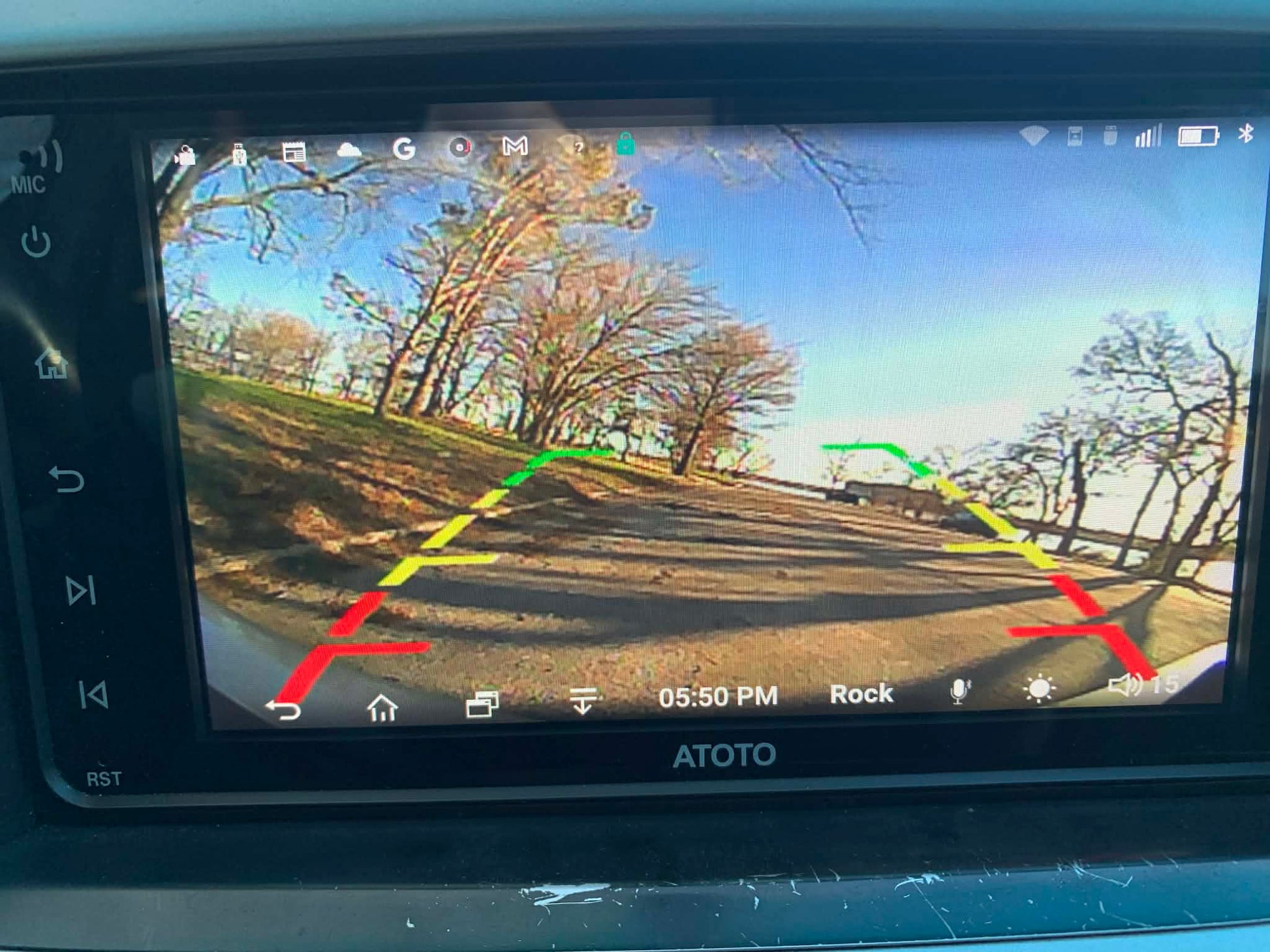 Video through screen front camera 4Runner TRD