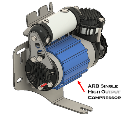 100 Series ARB Compressor Engine Bay Mount