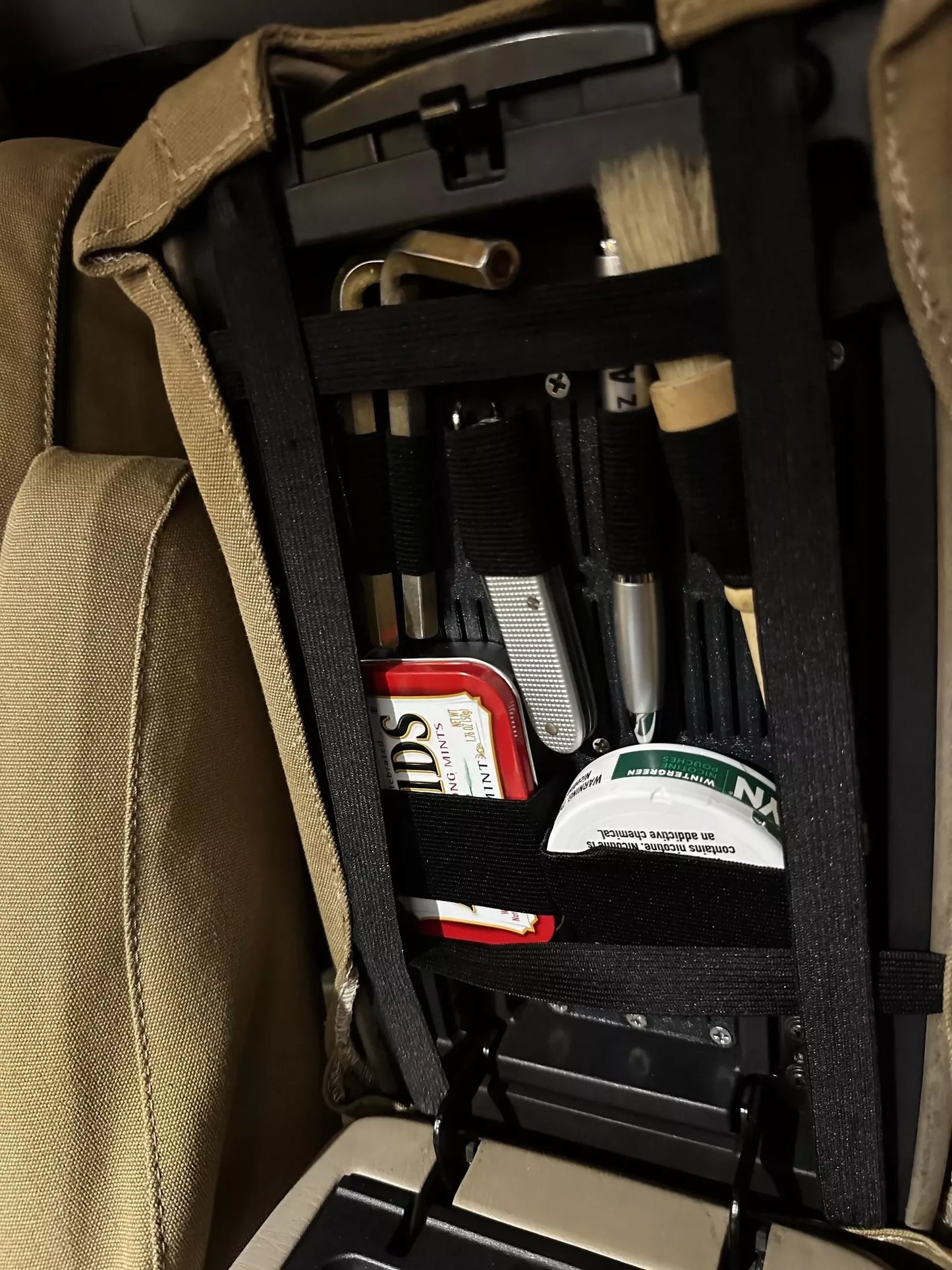 Center Console Lid Organizer Rack for the 100 Series Landcruiser/LX470